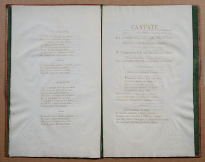 Textes imprimés en lettre d'or sur vélin - Patrimoine Charles-André COLONNA WALEWSKI